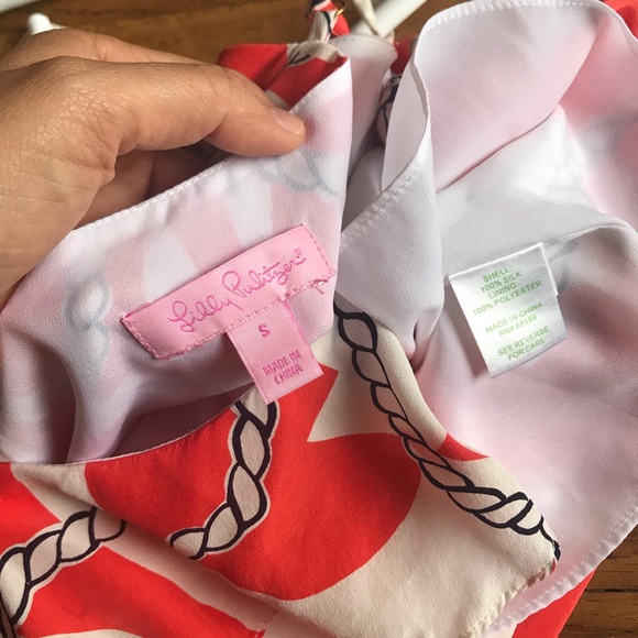 Lilly Pulitzer silk dress size Small - Picture 6 of 8